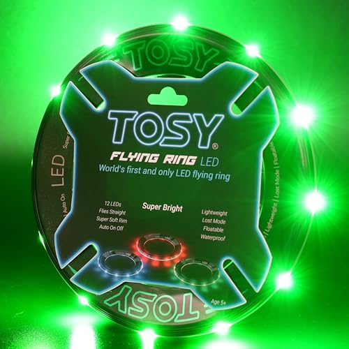 Heller fliegender Ring mit 12 LEDs - automatisches Aufleuchten, sicher, wasserdicht. Perfektes Geschenk!