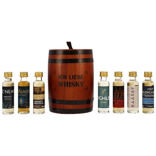 Whisky-Tasting-Set: Single Malt Scotch Whisky in Fässern | Perfektes Geschenk, liebe Whisky.