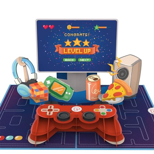 Überrasche Gamer mit papercrush® Pop-Up Karte Gaming Controller - Perfektes Geldgeschenk!