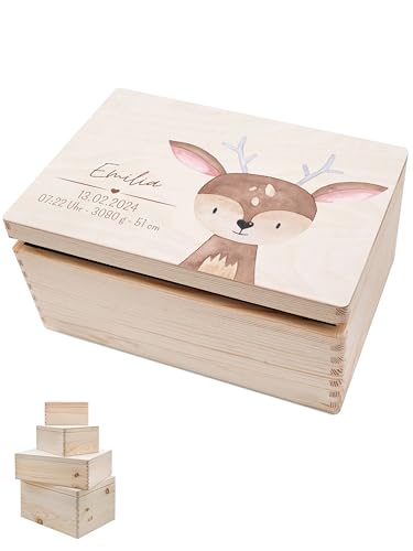 Personalisierte Erinnerungsbox für Babys - Perfektes Geschenk zur Geburt