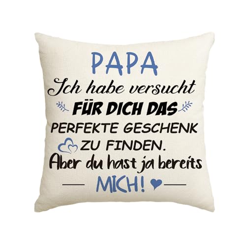 Personalisierter Kissenbezug: Perfektes Geschenk für Papa zum Vatertag und Geburtstag