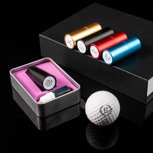 Entdecke personalisierte Golf-Stempel für einzigartige Golfer: wiederverwendbar, wasserdicht & individuell!