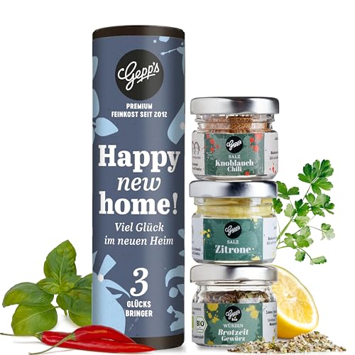 Einzigartiges Einweihungsgeschenk: Gepp's Feinkost Probierset für Haus & Wohnung