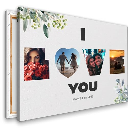 Personalisiertes Liebesgeschenk: Eigenes Foto auf Leinwand bis 120x80cm