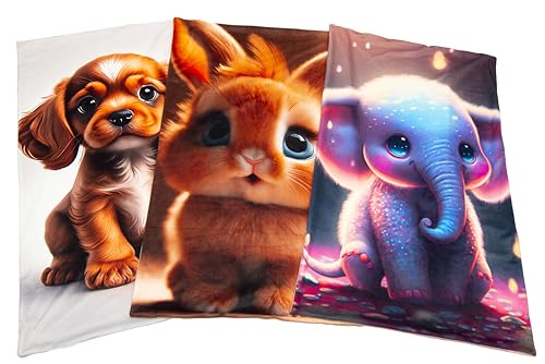Personalisierte Babydecke: Doppelt dick, warm & weich - Perfektes Geschenk zur Geburt!