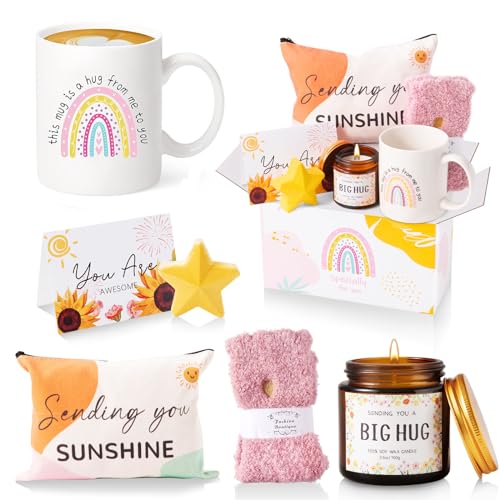 Ermutigendes "Hug" Geschenkset für Frauen - Genesungsgeschenke für Freundin, Schwester, Kollegin