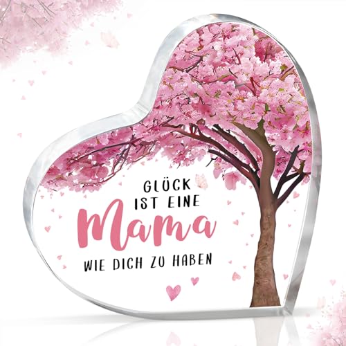 Einzigartige Herzförmige Acryl Heimdekoration - Das perfekte Geschenk für Mama!
