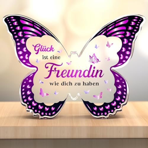 Überrasche deine beste Freundin zum Geburtstag mit einem Schmetterlings-Acryl-Briefbeschwerer!