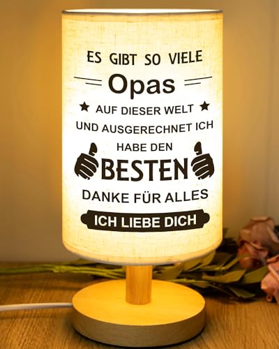 Überrasche deinen Opa mit einer einzigartigen Tischlampe zum Geburtstag!