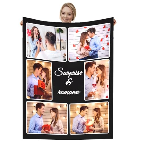 Personalisierte Fotodecke: Kuschelige Decke mit eigenem Foto und Text, perfektes Geschenk!