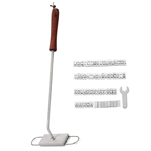 Personalisierbares BBQ Branding Iron: Namen auf Fleisch grillen - 55 Buchstaben