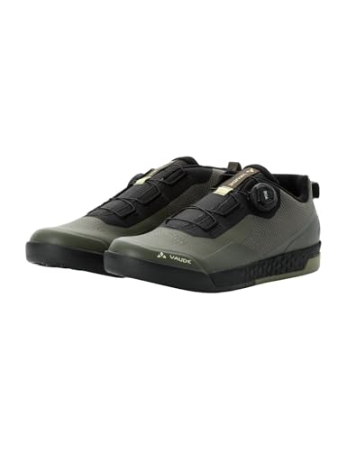 Entdecke den VAUDE Moab Tech II Fahrradschuh in Khaki, Größe 45 EU!