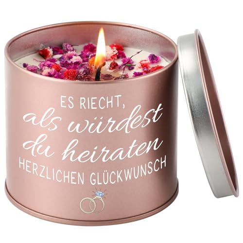Handgefertigte Lavendel-Duftkerzen: Perfekte Hochzeitsgeschenkidee für Brautpaar und Frauen