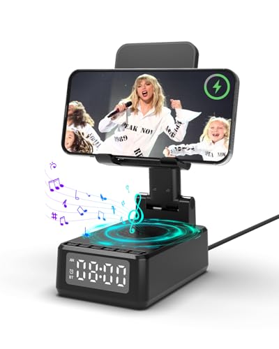Vielseitiger Bluetooth Lautsprecher mit Handyhalter - Perfektes Geschenk für Männer und Frauen