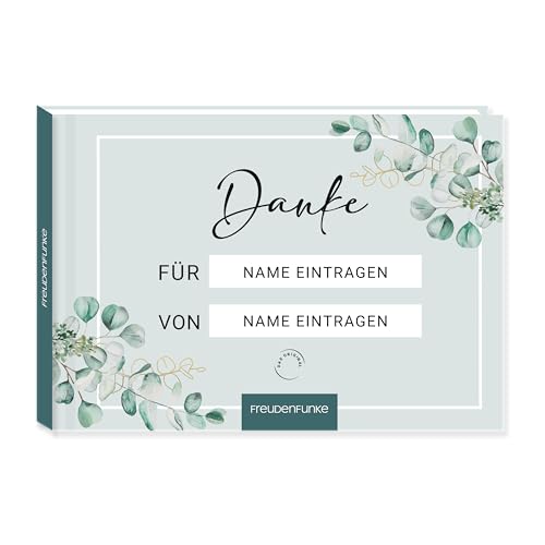 Persönliches Dankeschön Buch - Ideales Geschenk für Familie und Freunde, Muttertag & Vatertag