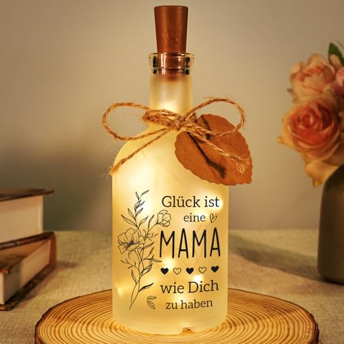 Einzigartiges Mama Geschenk: Nachtlicht für Muttertag oder Geburtstag, Mutter Tochter Duo