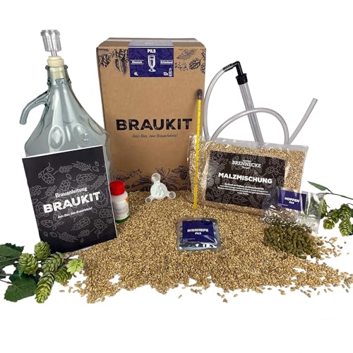 Das ideale Geschenk für Männer: Braukit Pils Bierbrauset mit allem Zubehör!