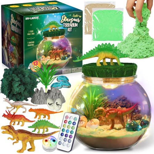 Kreatives Dinosaurier-Terrarium-Set für Jungen 4-12 Jahre - Perfektes Geschenk!