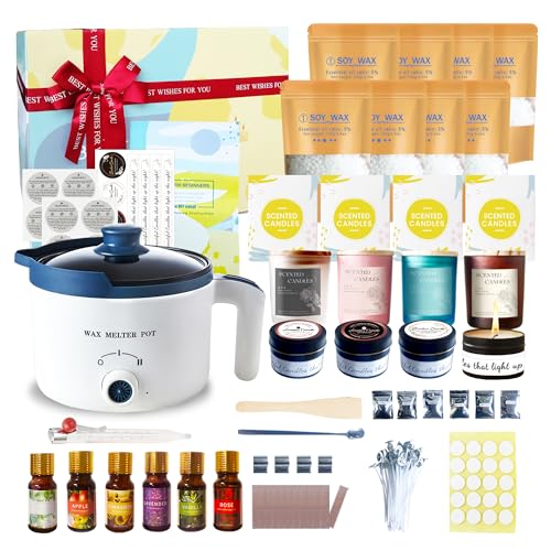 Kreatives DIY Kerzenherstellungs-Set für Erwachsene - Machen Sie Ihre eigenen Geschenk-Kerzen!