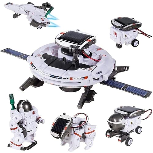 Entdecke die Welt der Solarroboter mit dem 6-in-1 Experimente Bausatz für Kinder!