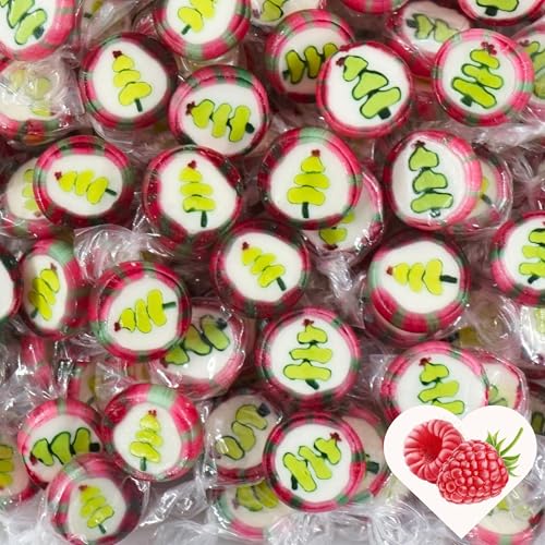 Handgemachte Rocks Bonbons: Weihnachtliche Tannenbaum-Mischung | 500g Geschenkidee