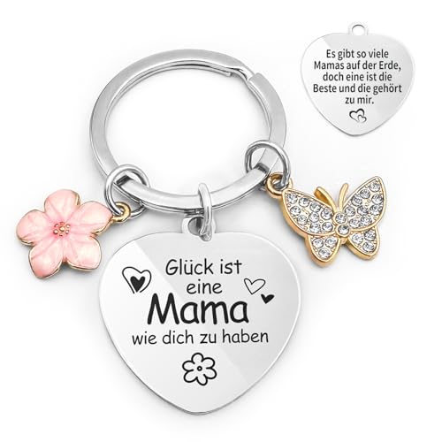 Überrasche die beste Mama mit diesem Schlüsselanhänger - perfektes Geburtstagsgeschenk!
