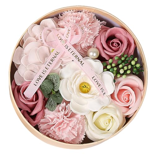 Luxuriöses Blumenseifen-Set in Geschenkbox für Frauen - Perfektes Geschenk für jeden Anlass