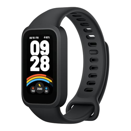 Entdecke das XIAOMI Smart Band 9 Active in Schwarz mit Top-Ausstattung!