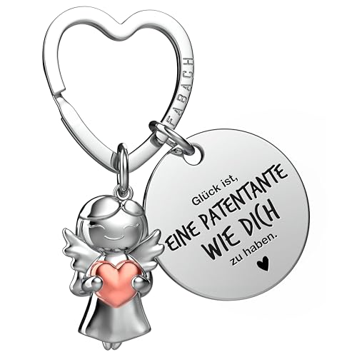 Personalisiertes Schutzengel Schlüsselanhänger für die Beste Tante - Perfektes Geschenk