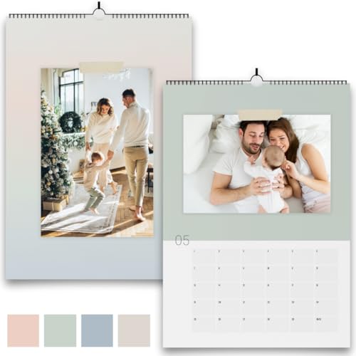 Kreativer Fotokalender 2025: Individuell gestaltbarer DIY Bastelkalender | Geschenkidee für Familie