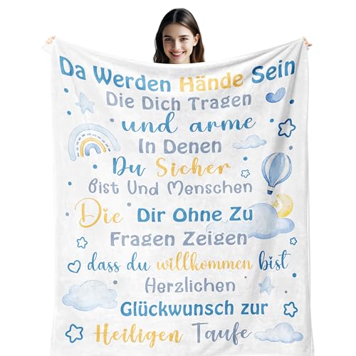 Einzigartiges Vegas Taufgeschenk für Jungen und Mädchen - Taufdeko inklusive!