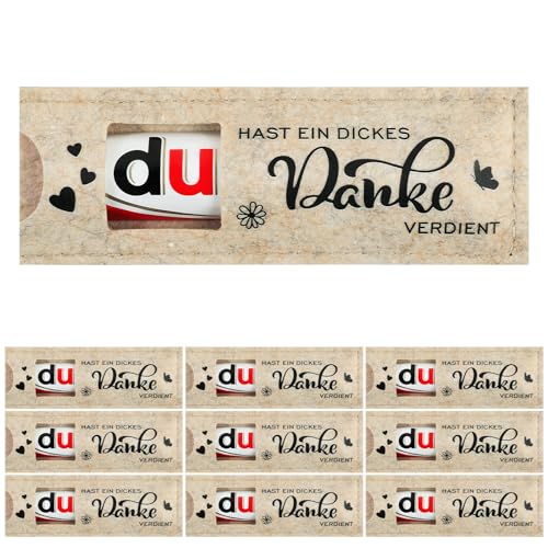 Dickes Dankeschön Geschenkset: 9-teilig für besondere Momente in Filzverpackung