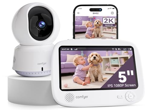 Entdecke das innovative Comfyer Smart Babyphone mit 2K Kamera und WLAN!