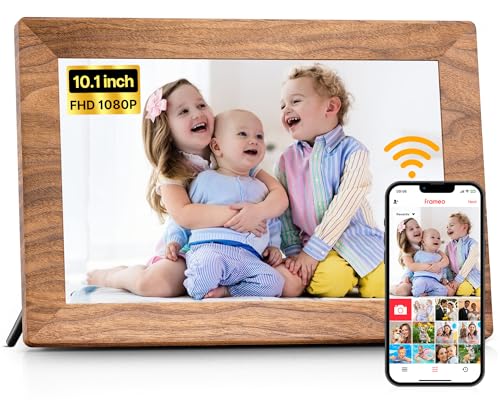 Perfektes Geschenk: WLAN Bilderrahmen mit Touchscreen, 32GB Speicher und Auto Rotation