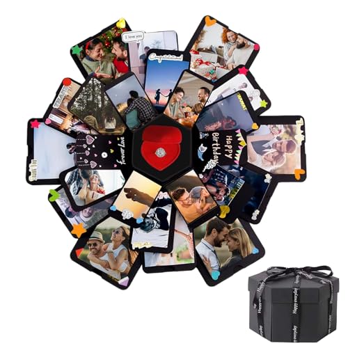 Überraschungsbox: DIY Explosion mit Liebe handgemacht - Perfektes Geschenk für jeden Anlass