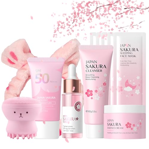 Verwöhne dich mit dem Japan Sakura Skincare Set - das ideale Beauty-Geschenk!