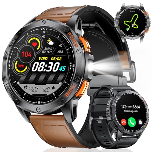 Entdecke die LIGE GPS Militär Smartwatch - Perfektes Geschenk für aktive Männer!