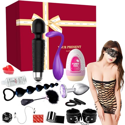 Überraschende Erotikbox 2025: Sexspielzeug Set für Paare, Vibrator, Gleitmittel, Dessous im Wert von 500€