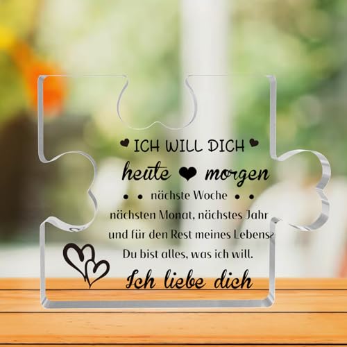 Romantisches Geschenk für Partner: Acryl Puzzle als Liebesbeweis zum Jahrestag