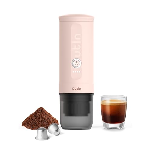 Tragbare Espressomaschine für unterwegs mit Selbsterhitzung und USB-C