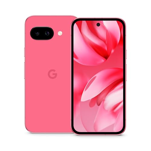 Leistungsstarkes Google Pixel 9a Geschenk: SIM-Lock-frei, KI-Kamera, 24h Akku, Sicherheit - Peony, 128GB