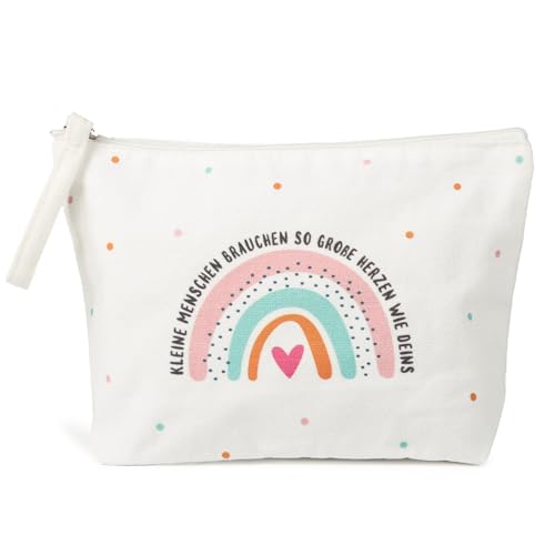 Dankeschön Geschenk für Erzieher: MEJOSER Tasche mit Kosmetiktasche und Federmäppchen