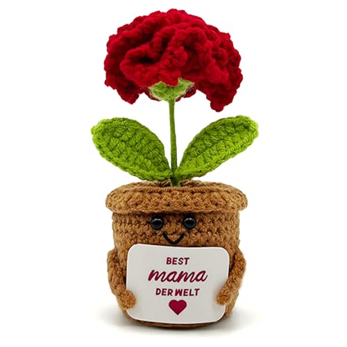 Originelles Muttertagsgeschenk: Gehäkelte Blumen und Pocket Hug - Perfekt für Mama!