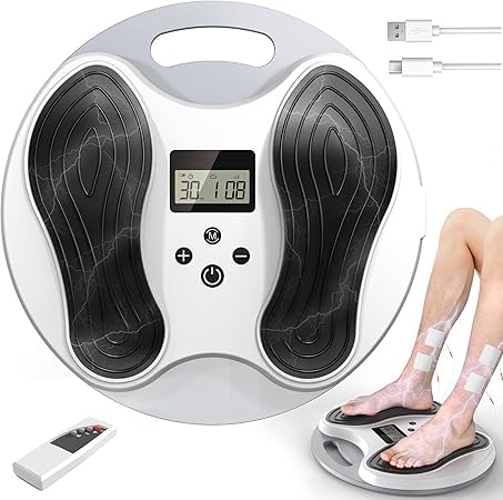 Verbessere die Durchblutung und lindere Schmerzen mit dem EMS Fußmassagegerät.