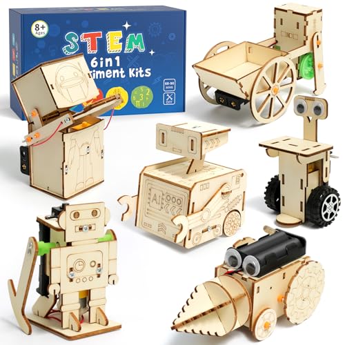 Spannende Roboter Experimente für Kinder: Elektronik Baukasten für kreative Geschenke ab 8-14 Jahre