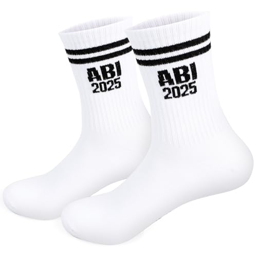 Kreative MEJOSER Abitur 2025 Socken: Perfektes Glücksbringer-Geschenk für Absolventen!