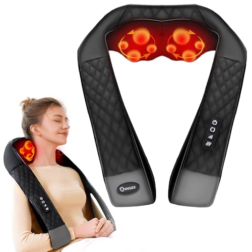 Lösen Sie Nackenverspannungen mit KNQZE® 4D Shiatsu Nackenmassagegerät - ideales Geschenk für Mütter/Väter!