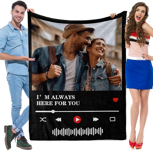 Personalisierte Kaviar Flanelldecke mit Foto für besondere Erinnerungen - Ideales Geschenk
