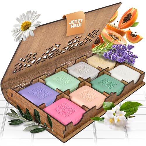 Verwöhne sie mit einem luxuriösen 8tlg. Duschseifen-Geschenkset - Perfekt für Frauen!