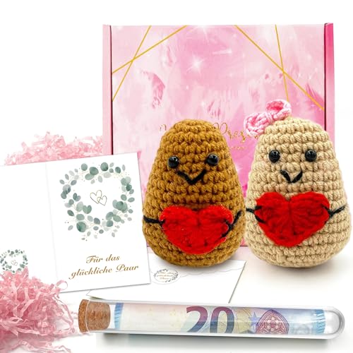 Originelle Hochzeitsgeschenke: Geldgeschenke, Verlobungspräsente, Jubiläumsboxen, kreatives Pocket-Hug Kuscheltier und Dekoration
